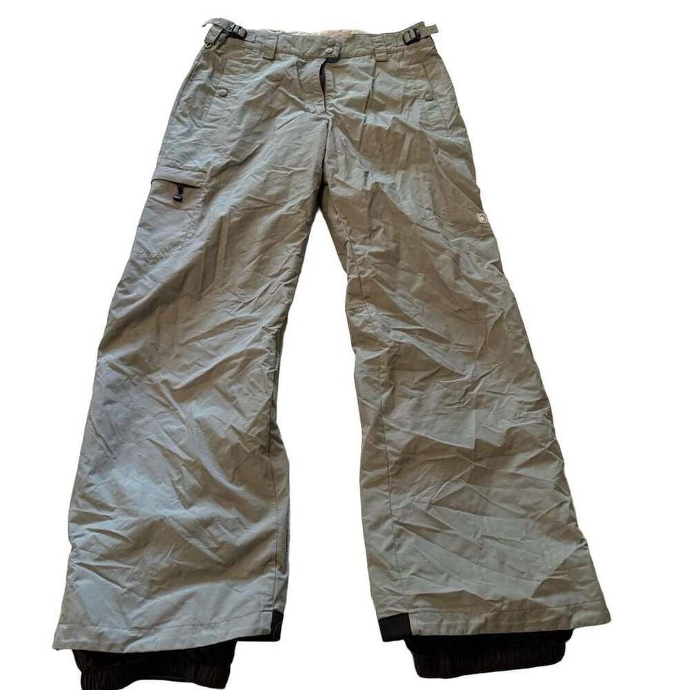 Y2K Columbia Convert Board Wear Women's Gray Nylon Ski Snow Pants Size M